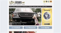 Desktop Screenshot of kidsandcars.org