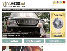 Tablet Screenshot of kidsandcars.org